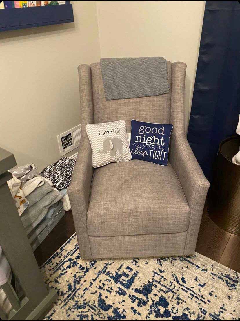 Before and after upholstery cleaning